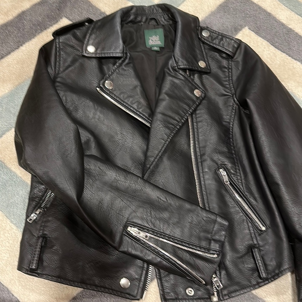 Wild fable faux leather Moto jacket